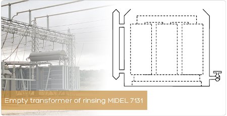 Empty transformer of rinsing MIDEL 7131